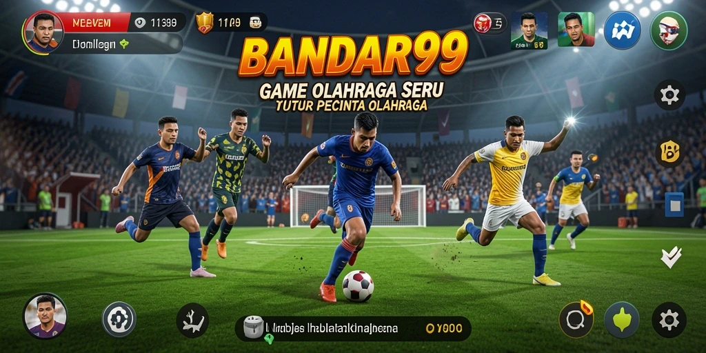 Tampilan gameplay seru dari BANDAR99 yang penuh aksi olahraga.