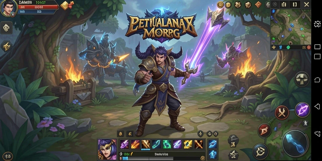 Tampilan gameplay yang mendalam dalam dunia MMORPG DAM88.