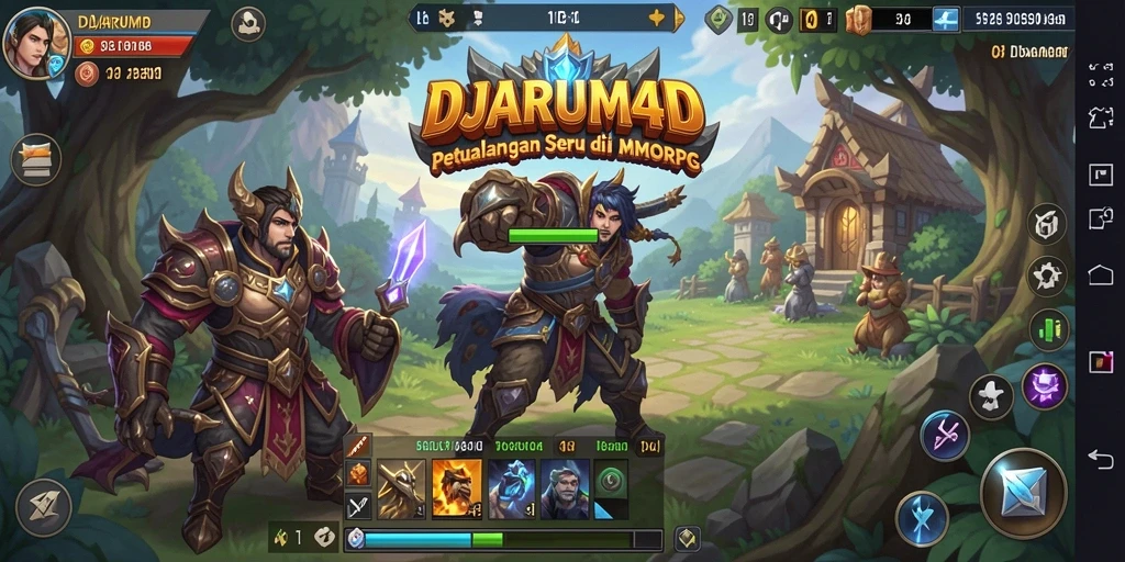 Tampilan gameplay menarik dari <strong>DJARUM4D</strong> yang menampilkan petualangan epik di dunia MMORPG.