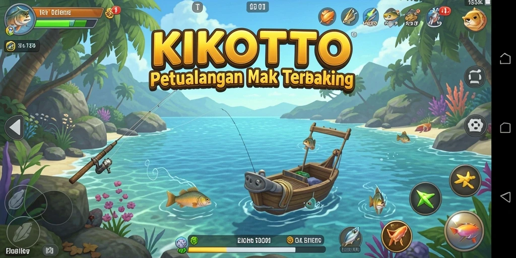 Tangkapan ikan yang menakjubkan di gameplay KIKOTOTO.