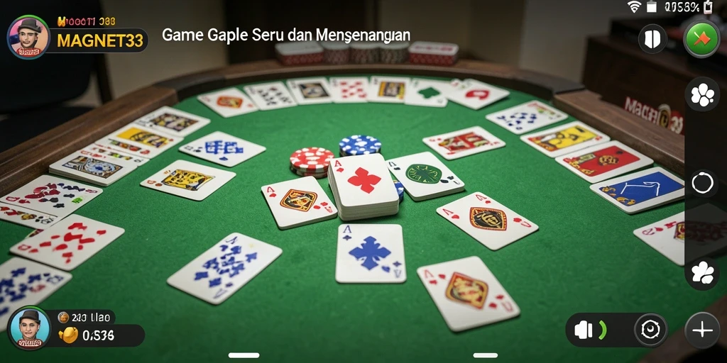 Tampilan gameplay GAPLE yang menarik dan interaktif di MAGNET33.