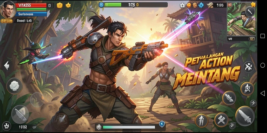 Tampilan gameplay VITA555 yang memukau dan penuh aksi.