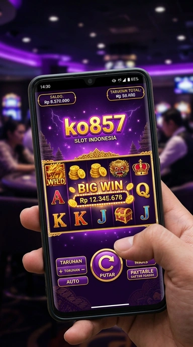 Screenshot aplikasi ko857 yang menunjukkan daftar aplikasi tersedia.